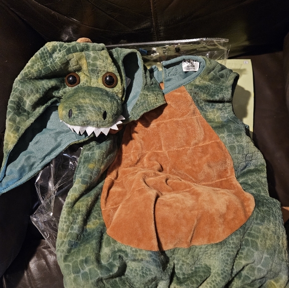 Spirit Dino Infant Costume - Green and Brown - Picture 2 of 3
